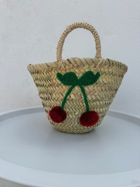 PETIT PANIER BRODE CITRON