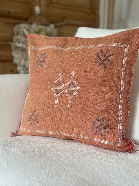 HOUSSE DE COUSSIN SABRA   le terracota